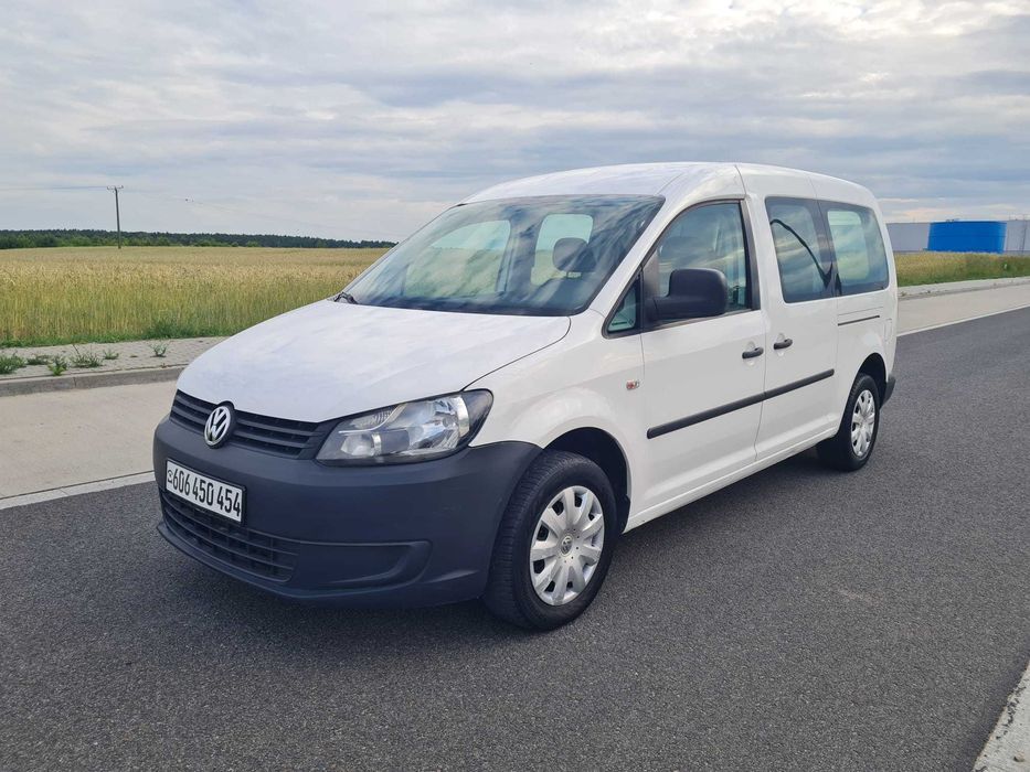 Volkswagen Caddy Long 2x drzwi przesuwne ściana grodziowa duże radio