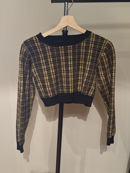 Bluza sweter crop top Primark S 36 krata