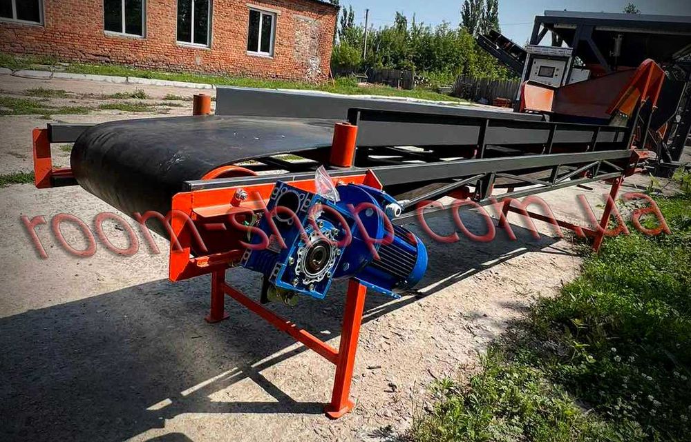 Стрічковий конвеєр, конвейер, ленточный транспортер, навантажувач