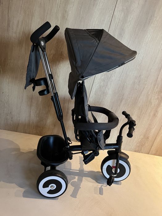 Rowerek Aston trójkolowy spacerówka szary