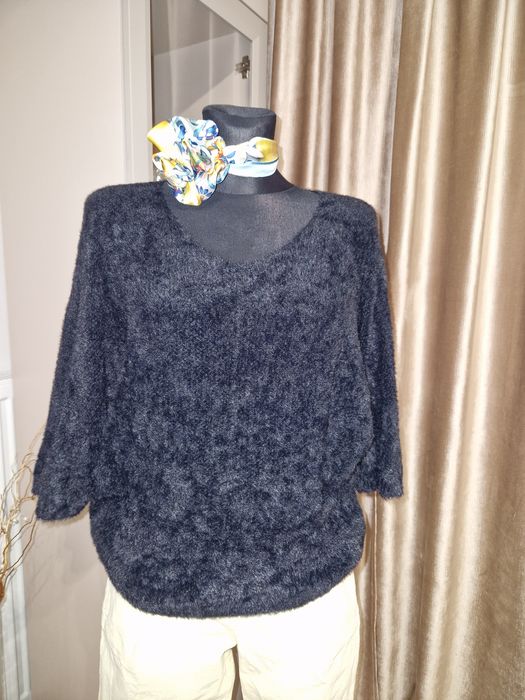 Sweter ala alpaka czarny