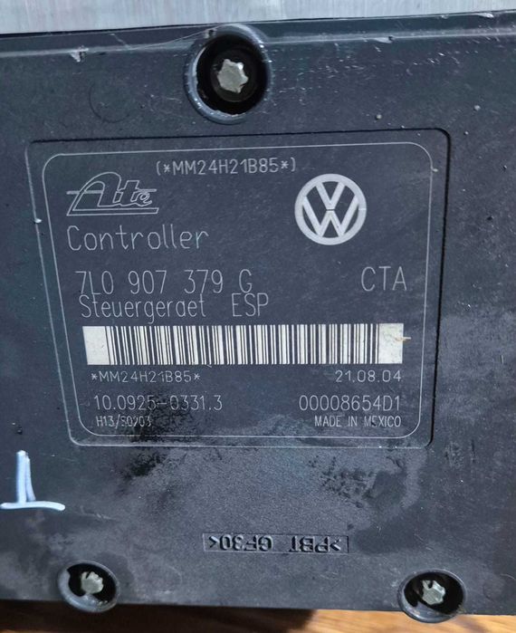 Pompa ABS VW TOUAREG I 7L (02-10r) 2,5 TDI oryginalna ATE