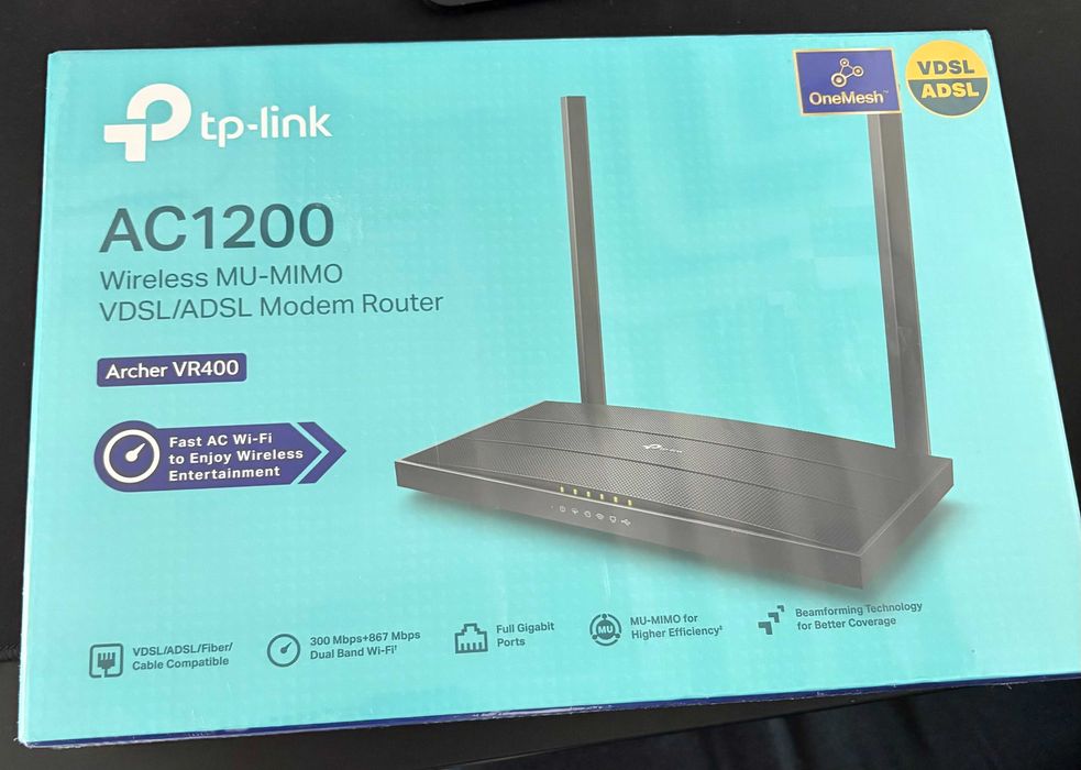 Router TP‑Link Archer VR400 (AC1200) - tylko dla firm / FV 23% !!!