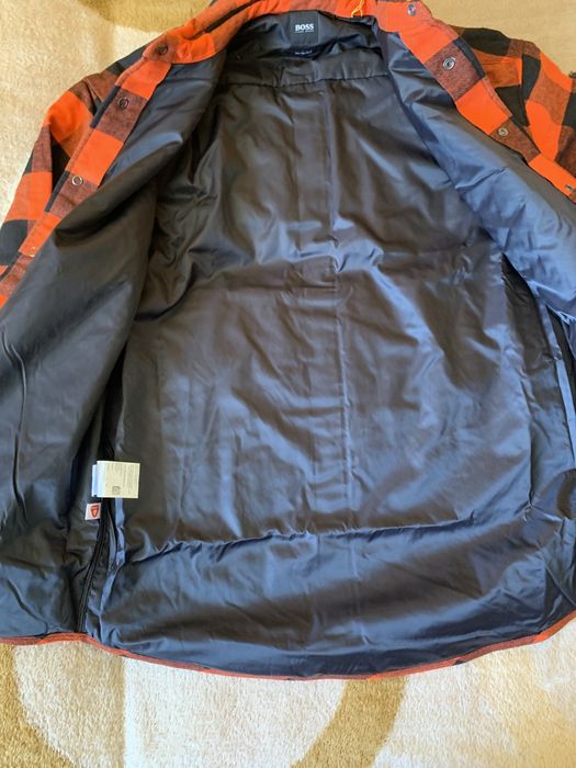 koszula Boss męska Leighten ocieplana Casualwear Oryginał roz.XS