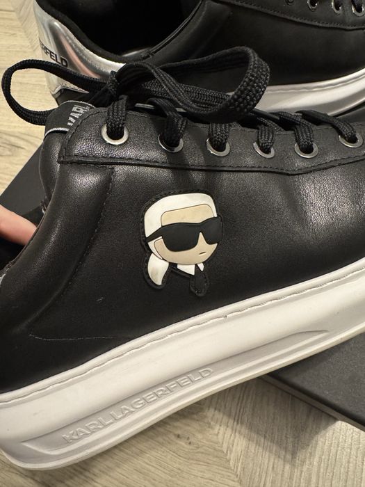 Czarne sneakersy Karl Lagerfeld 41 ( 26,5cm)