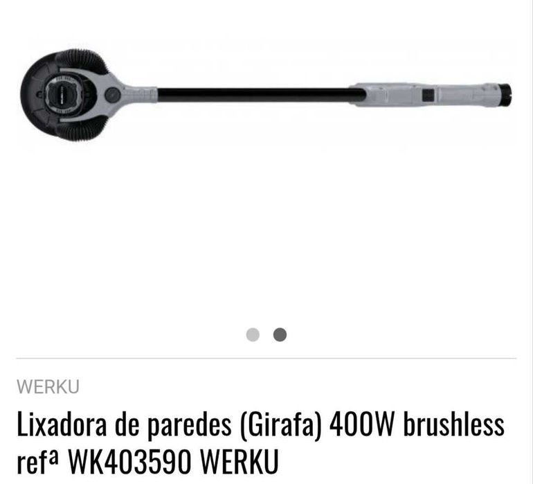 Lixadeira zero pó werku