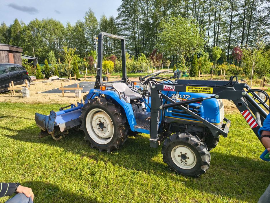 Wynajem Mini traktorek z turem glebogryzarka tur ładowarka