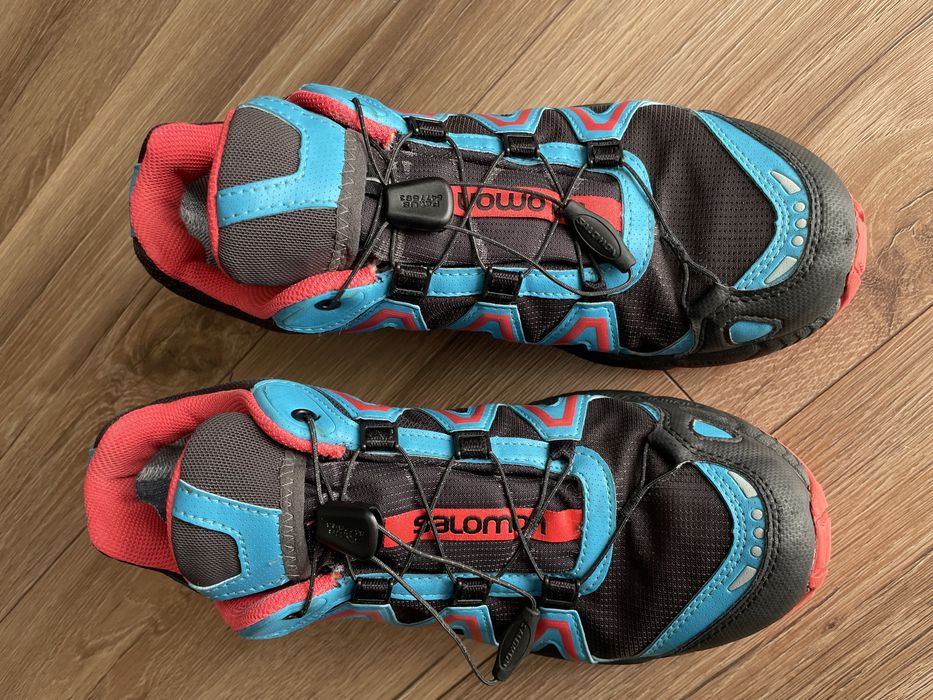Buty do biegania Salomon Voltara GTX Autobhan Boss Blue Papaya r. 40