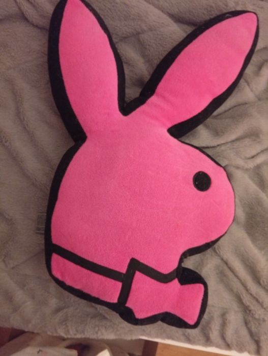 Almofada Playboy Rosa & Preta