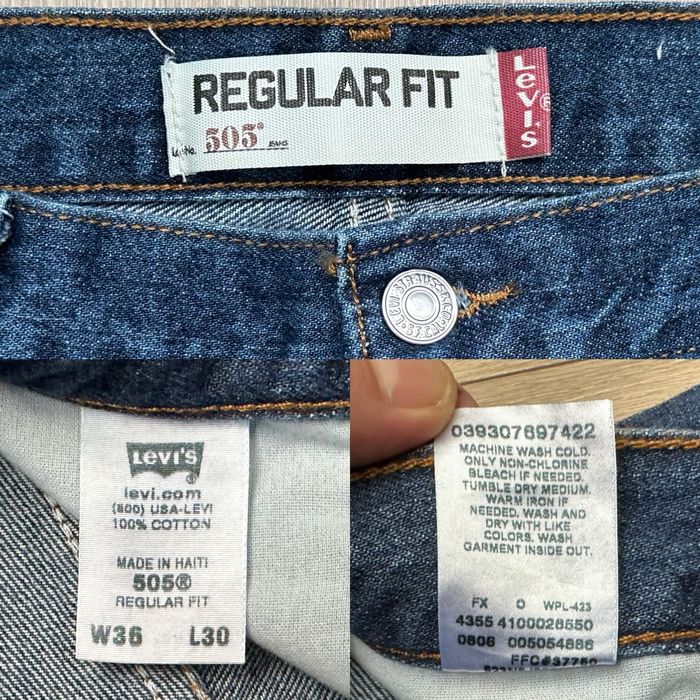 Вінтажні джинси Levis 505 Regular fit