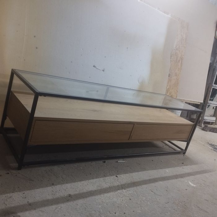 Półka pod telewizor styl loft