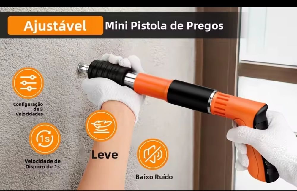 Pistola de Pregos fulminantes