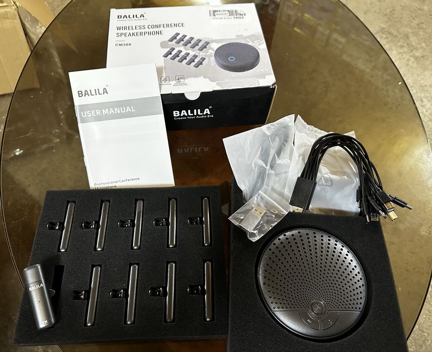 Портативний конференц-мікрофон BALILA з 10 мікрофонами