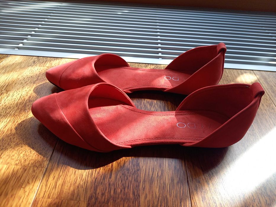 Aldo - Płaskie buty zamszowe