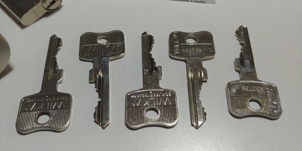 Komplet wkładek WILKA 30/45 + 30G/45 klasa A