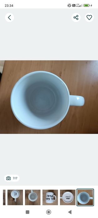 Kubek Diddl ich liebe Dich wysokość 9 cm średnica 8 cm