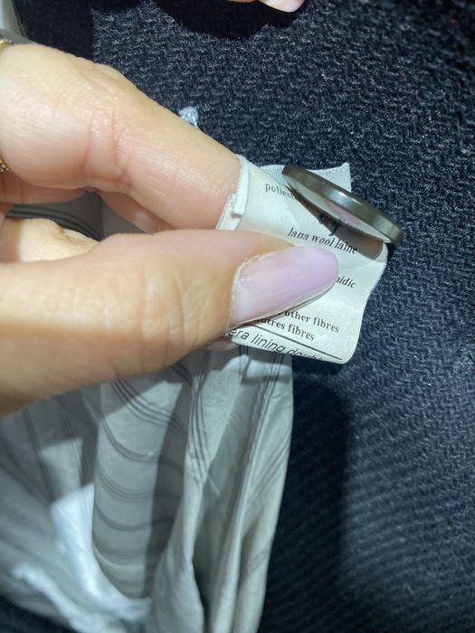 Płaszcz wełniany czarny klasyczny