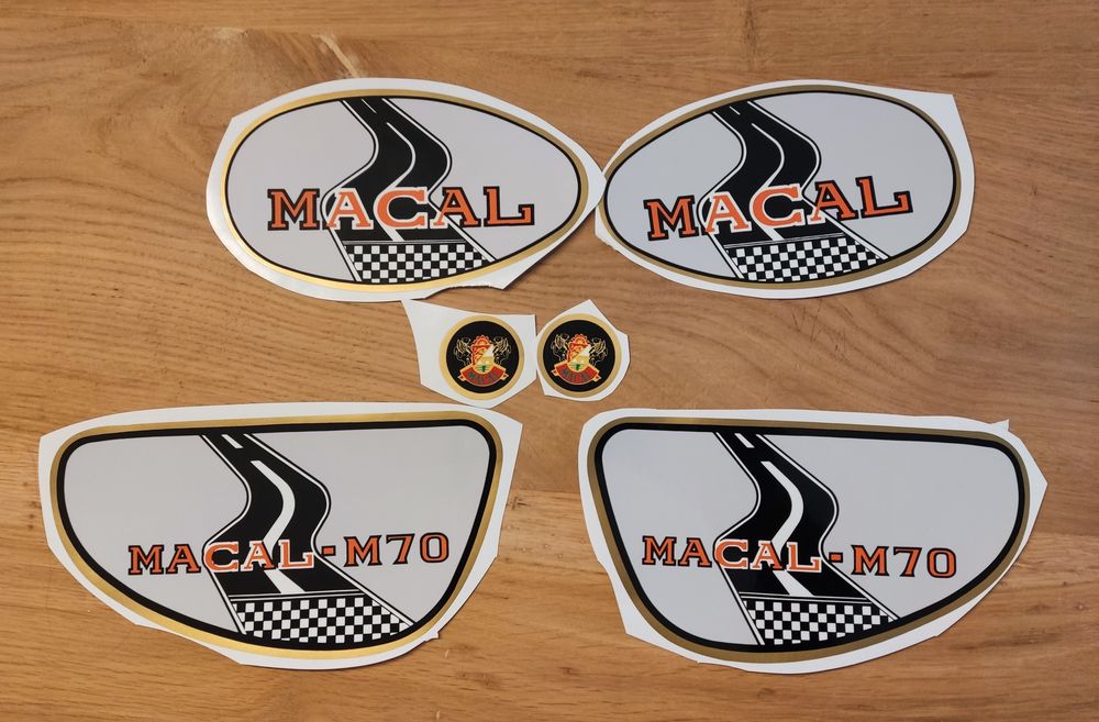 Autocolantes Motorizadas Famel, Casal, Macal etc