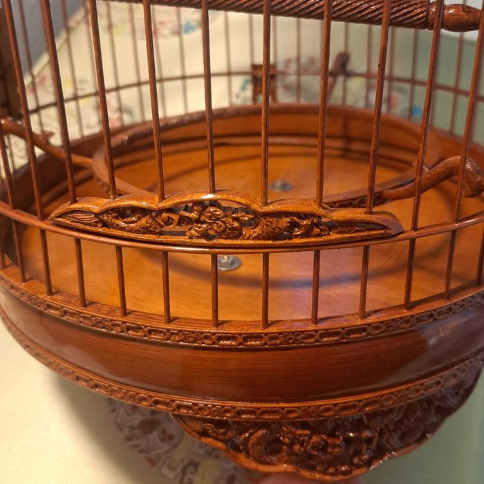 Gaiola chinesa bambu decorativa