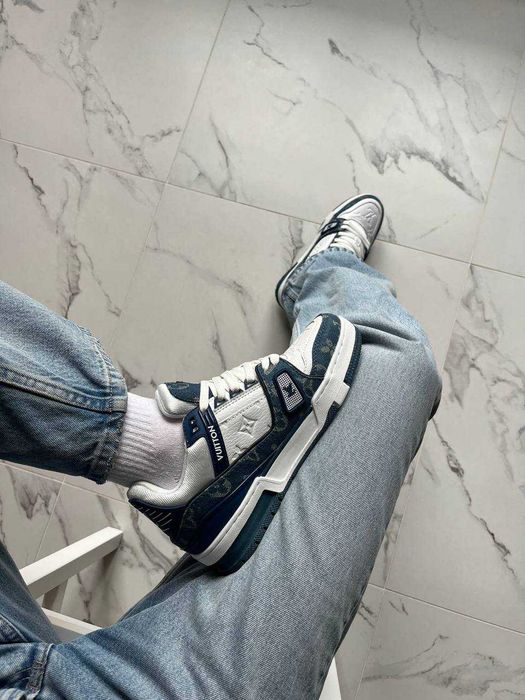 36-45 Louis Vuitton Trainer White Blue