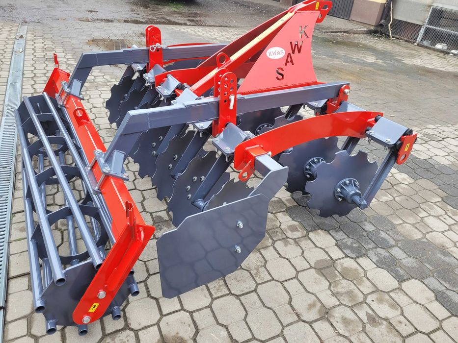 Brona talerzowa lekka z wałem kompaktowa 1,8m talerzówka agregat KWAS