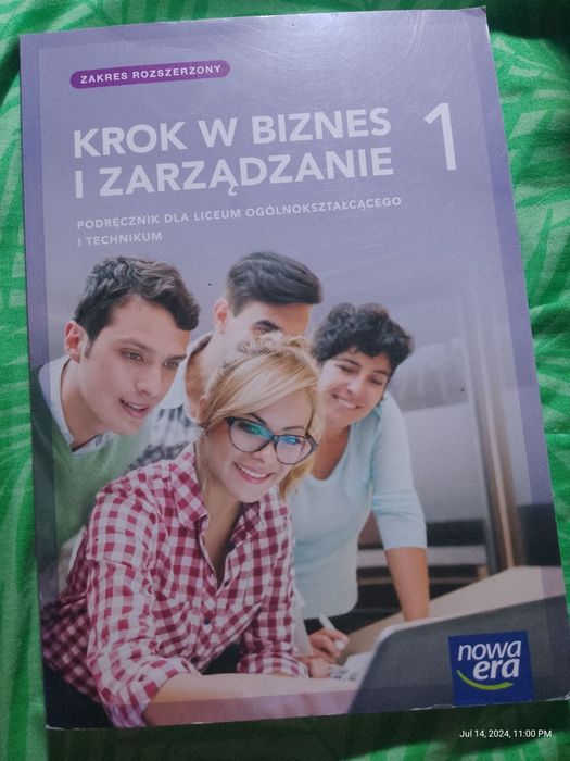 Książka  1 klasa LO Biznes i zarządzanie zakres rozszerzony