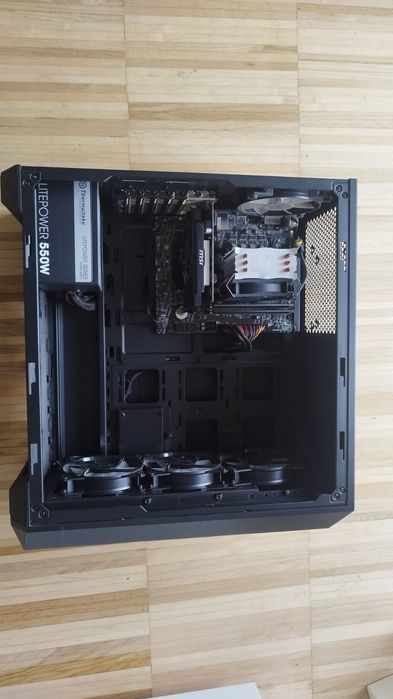 PC secretária completo com acessórios