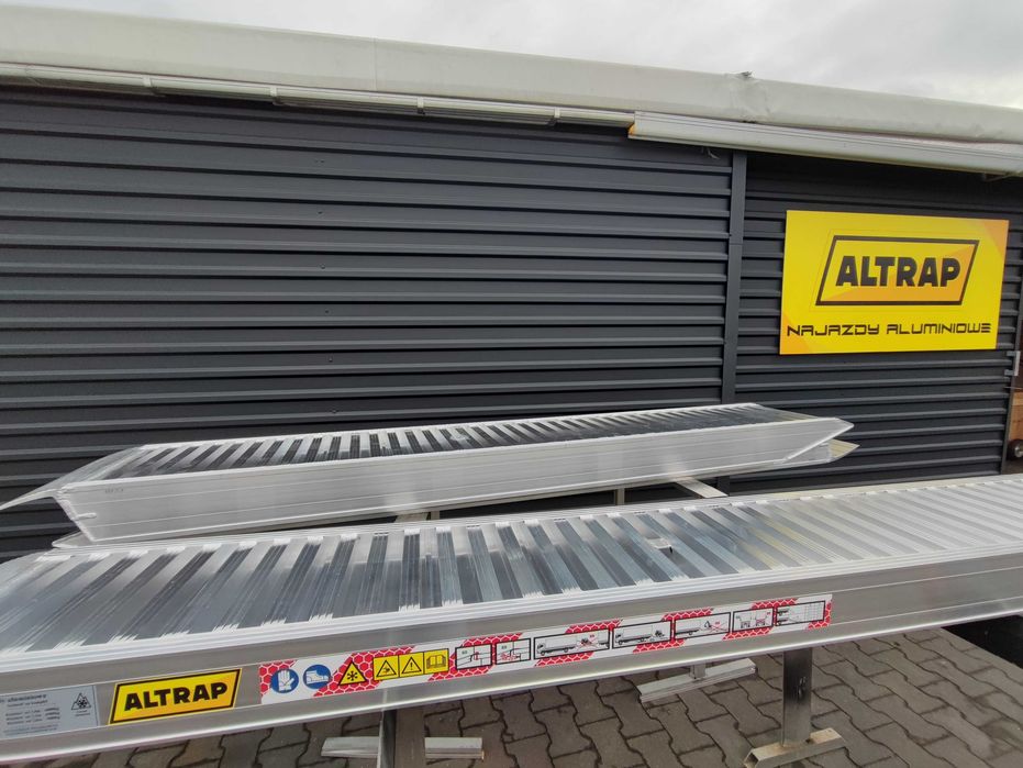 Polskie Najazdy Aluminowe Rampy Trapy ALTRAP 3m/14T