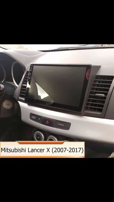 Якісна магнітола CarPlay швидкий процесор Mitsubishi LancerX 10 Лансер