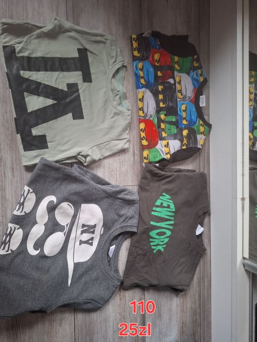 4 bluzeczki dla chłopca  110