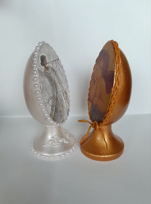 Писанка в техніці декупаж