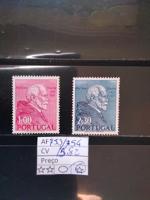 1952 1° Cent. Nascimento Pof. Doutor Gomes Teixeira MLH *