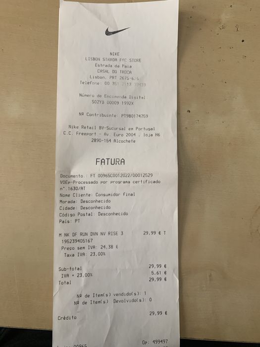 T shirt Nike Running Division! Nova nunca usada! Tamanho L