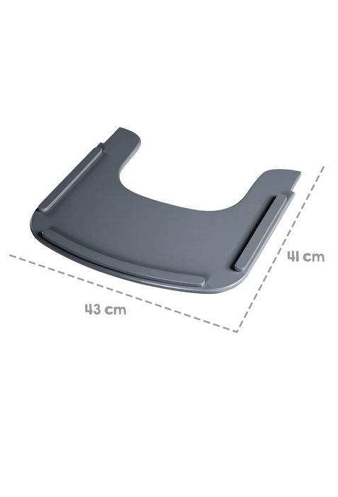 roba Tacka do jedzenia z drewna do krzesełka Sit Up Flex, antracyt