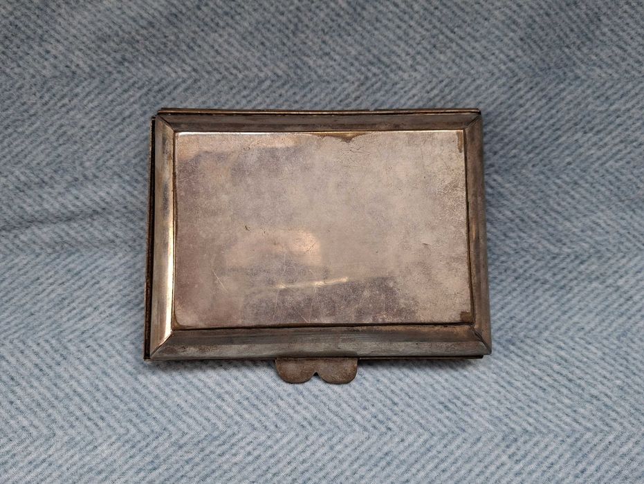 Trio de caixas em estanho, design floral, anos 60