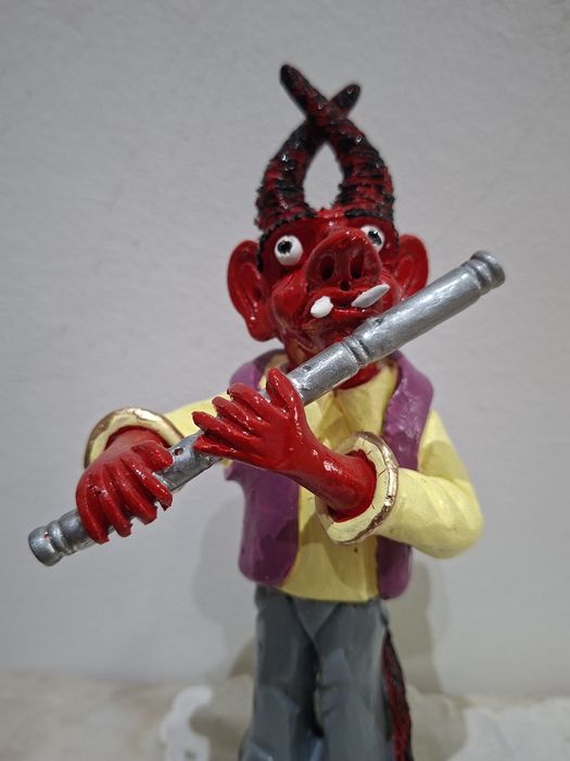 Diabo musico do ceramista Francisco Lima de Barcelos Mistério filhos