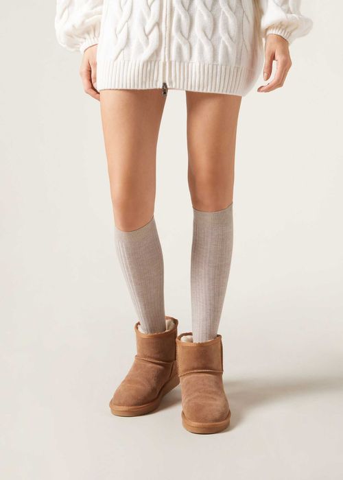 Гольфи в рубчик підколінки жіночі