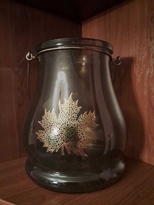 Lampion na swieczki przezroczysty