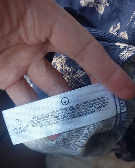 Блуза PRIMARK в квітковий принт