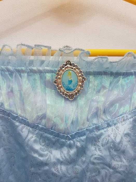 Przebranie sukienka Kopciuszek księżniczka Disney 122 128 cm. GP050