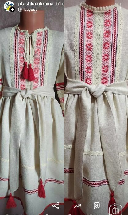 Сучасні сукні вишиванки