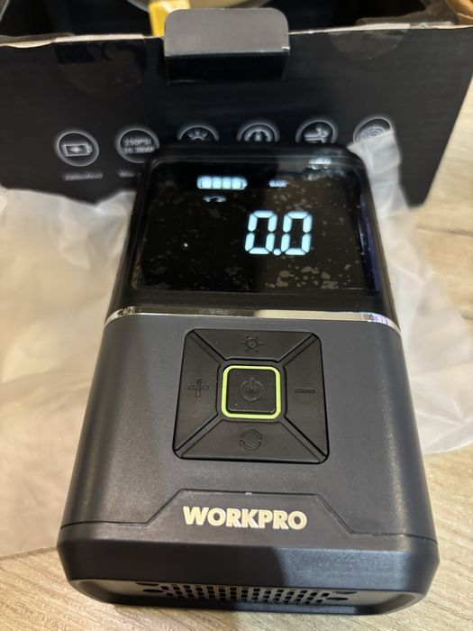 Workpro bezprzewodowy kompresor przenośny rower auto 150psi 2500mah