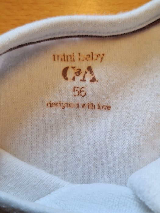 Ciepły pajacyk r. 56 C&A