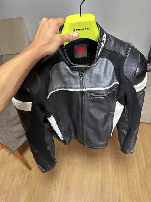 Casaco Dainese de pele Vintage