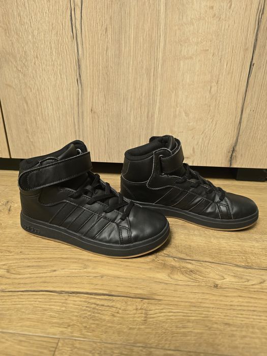 Buty dziecięce Adidas Grand Court Mid 34