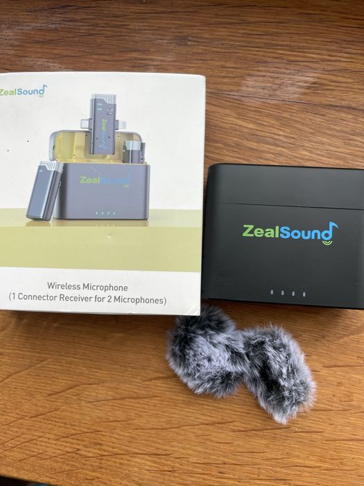 Подвійний мікрофон Zealsound Lightning/Type-C