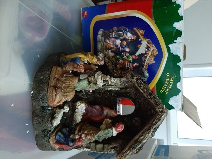 Presépio em barro - Decoração Natal