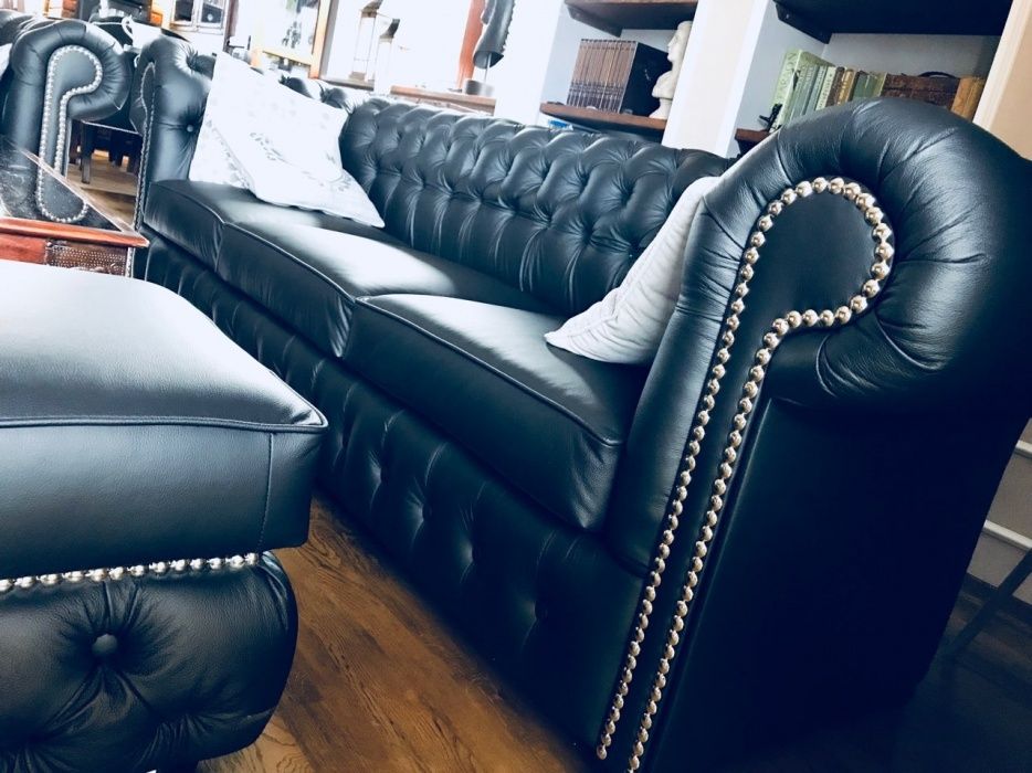 zestaw Chesterfield 4+3+puf