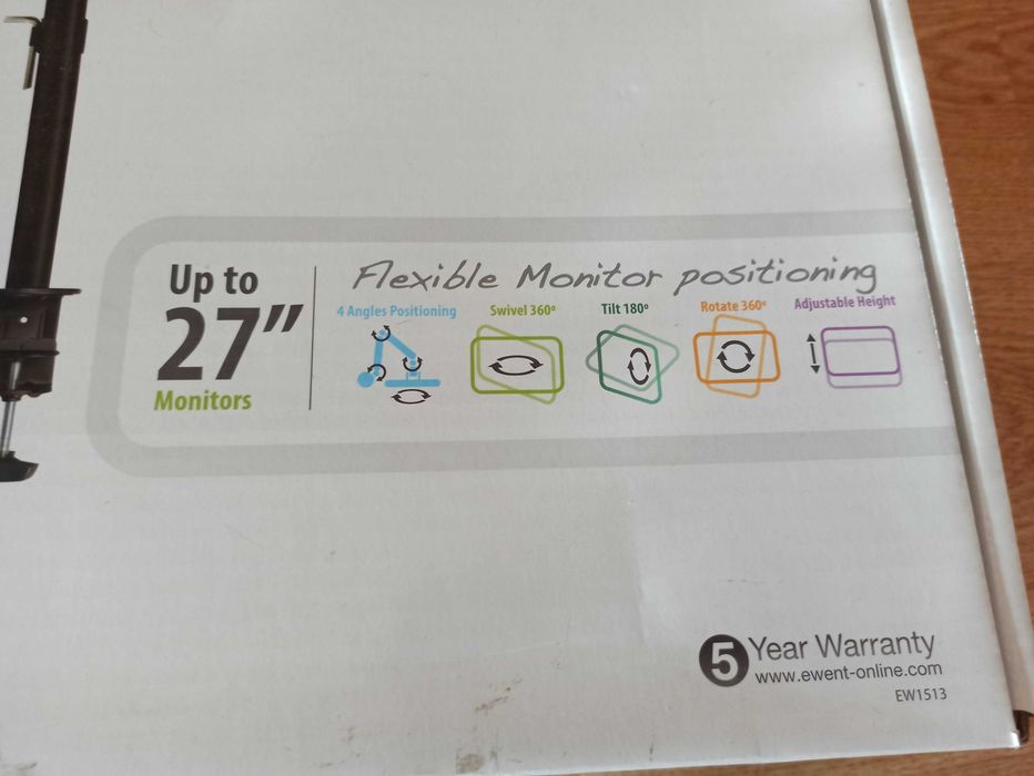 Ewent EW1513 Desktop Monitor Stand for 3 Monitors, 13–27"64283905719810123