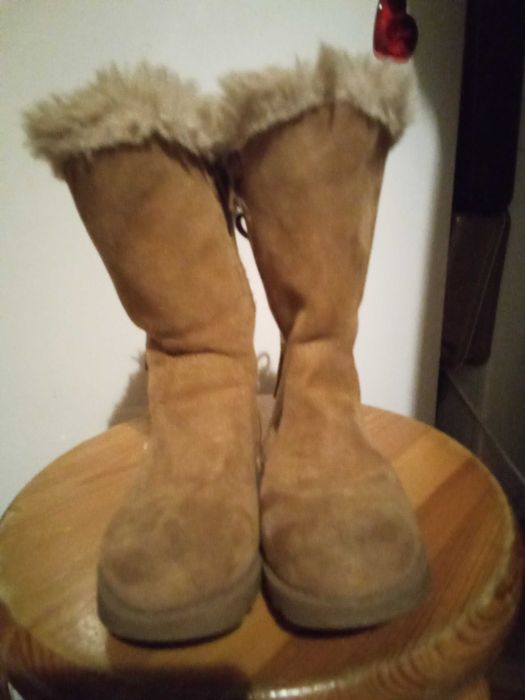 Buty botki kozaki zimowe dla dziewczynki 2-3 lata r. 24